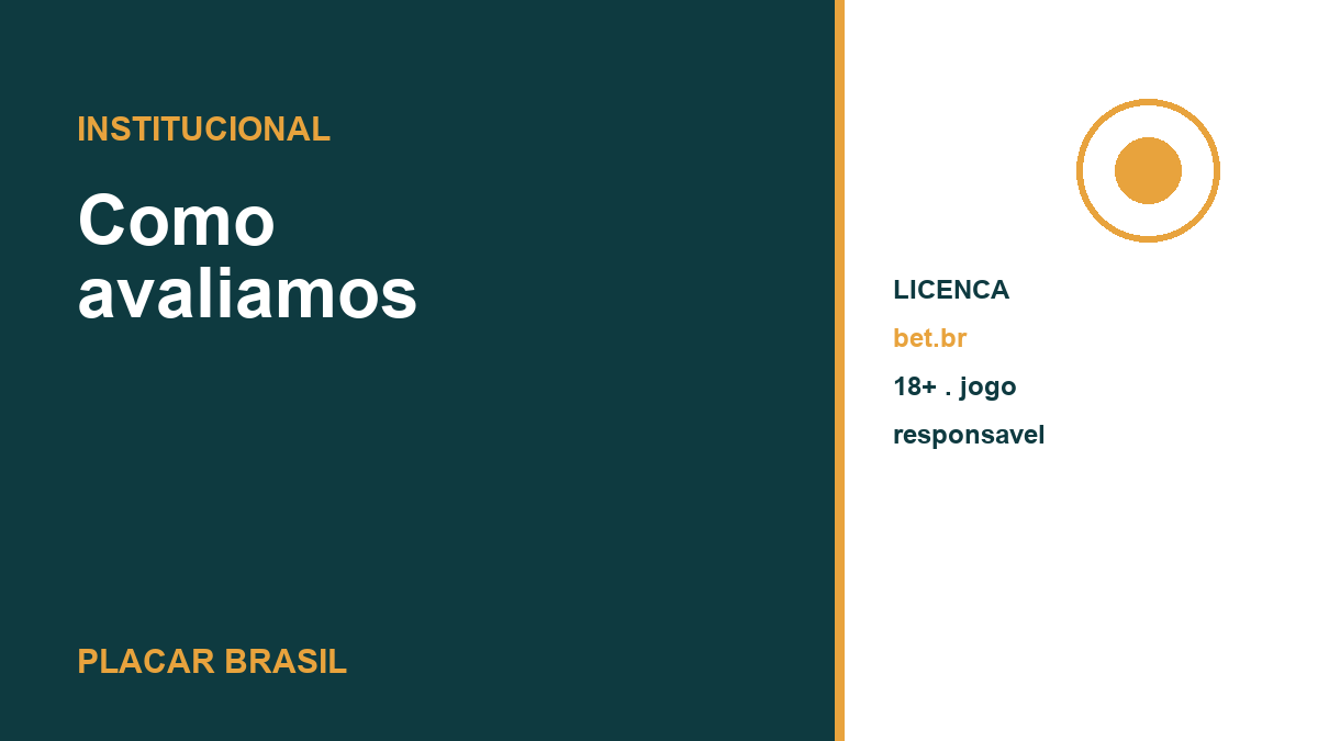 Como avaliamos as casas de apostas, Placar Brasil